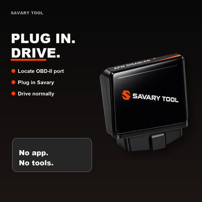 Savary AFM DFM Disabler easy plug and play installation into OBD port.