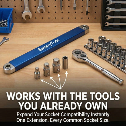 Socket adapter set sizes and compatibility chart