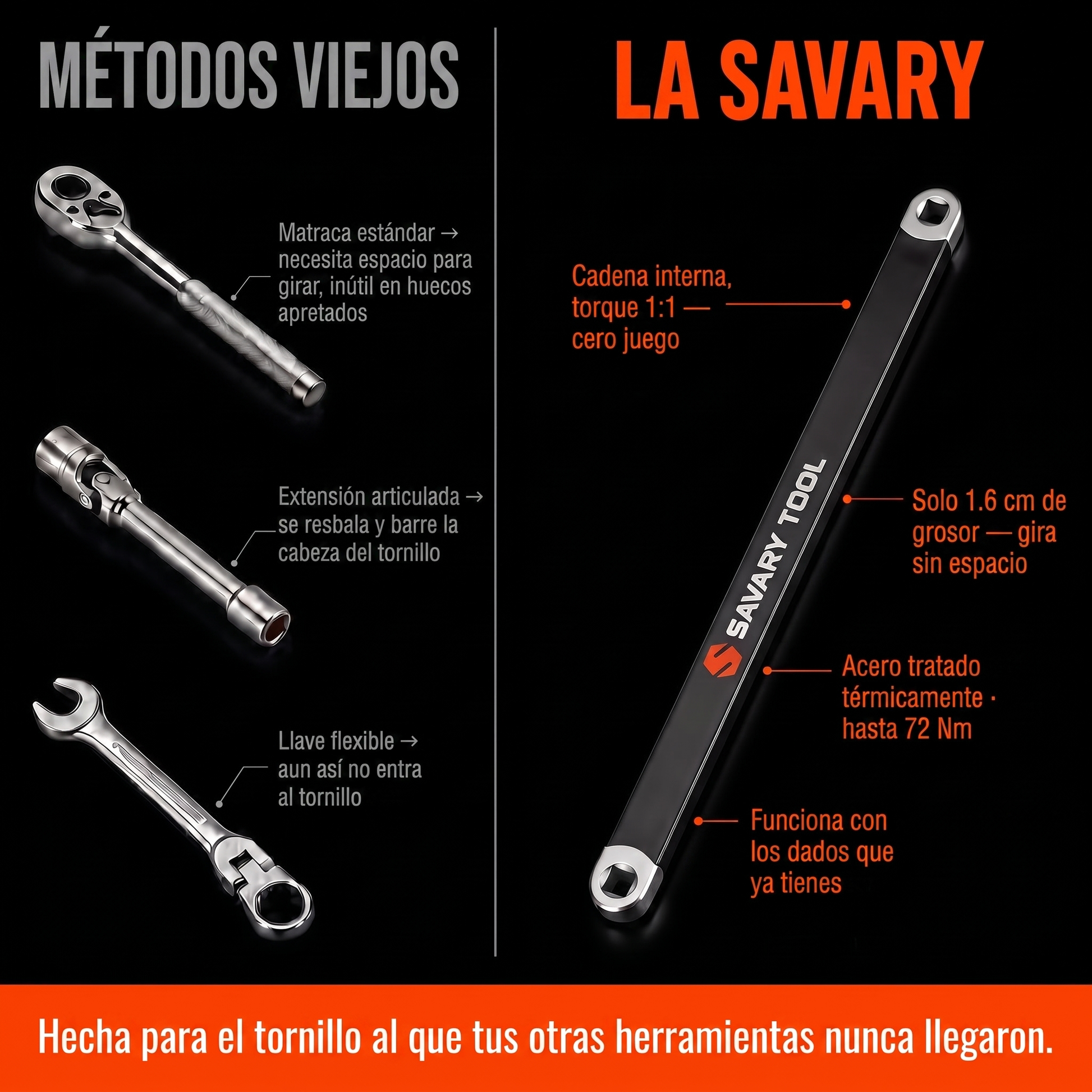 Métodos viejos vs La Savary - comparativa de herramientas