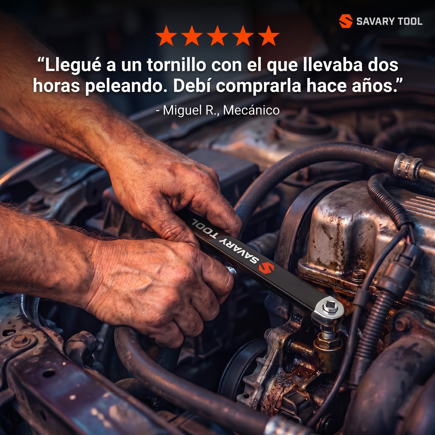 Reseña 5 estrellas de Miguel R., Mecánico
