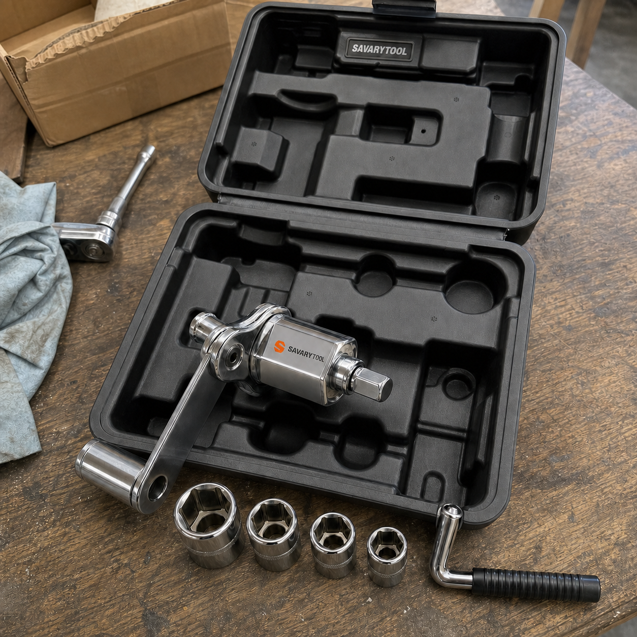 TORQUE_REVIEW_ORANGE_V2 | Customer SavaryTool kit on a workbench