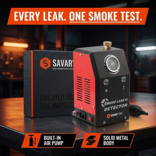 Savary Smoke Leak Detector, every leak one smoke test