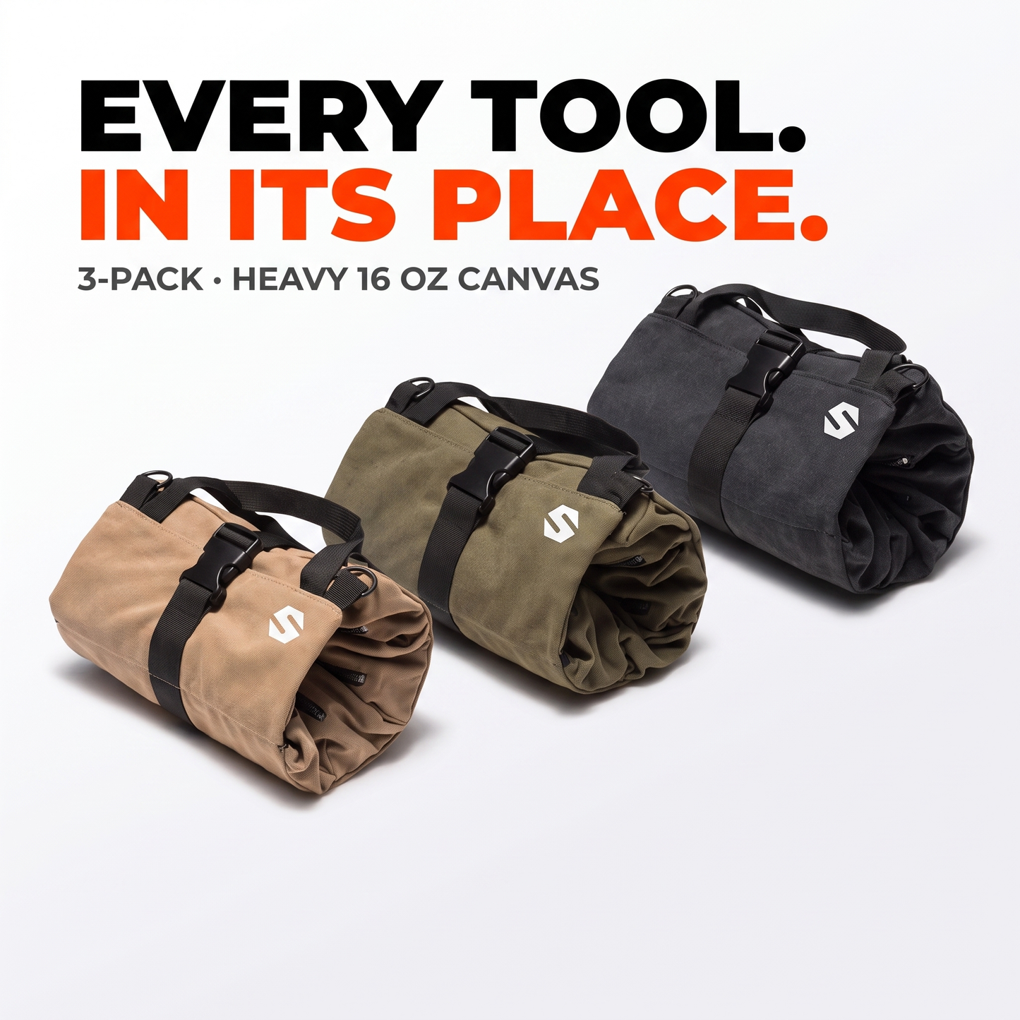 Savary Tool Roll 3-Pack: every tool in its place