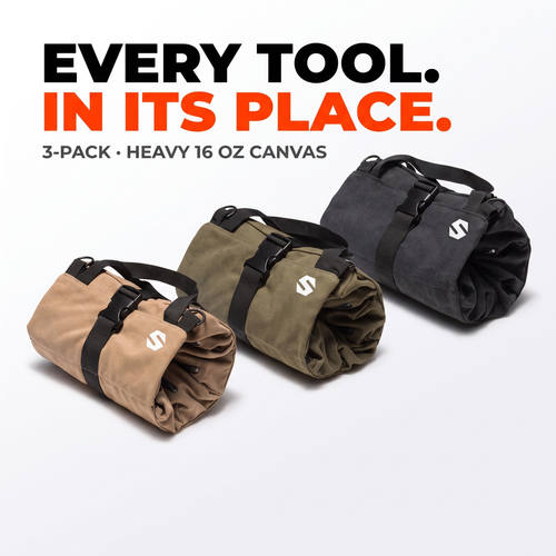 Savary Tool Roll 3-Pack: every tool in its place