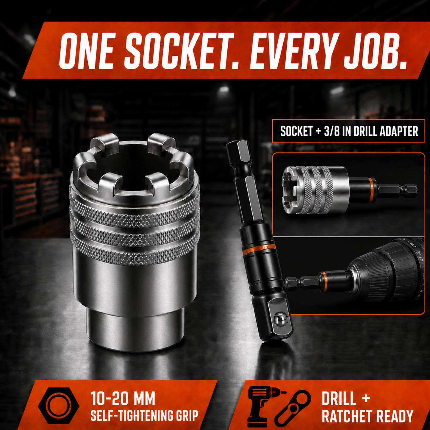 Savary Universal Socket Wrench, one socket for every job