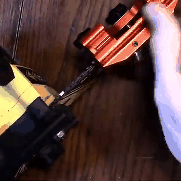 Savary chainsaw sharpener mounted on a chainsaw bar